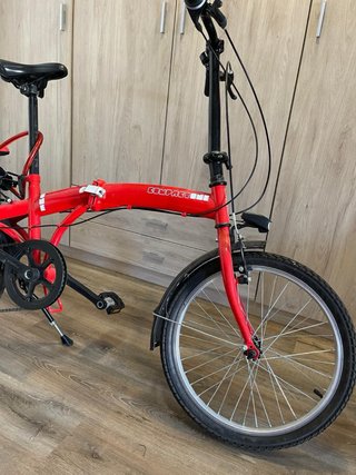 Bicicleta Plegable Roja