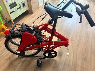 Bicicleta Plegable Roja