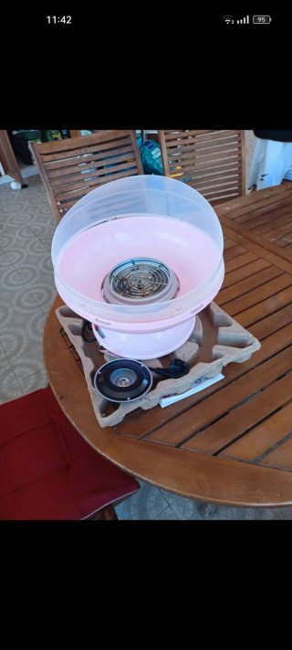 Macchina Zucchero Filato Rosa