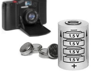 Adaptador Minox/Rollei + 8 Pilas Suncom LR43
