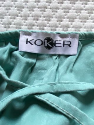 Vestido largo Koker azul aguamarina talla única