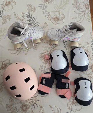 Set Patines Oxelo Talla 36-39 + Protecciones