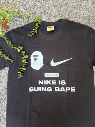 Camiseta BAPE x Nike Negra