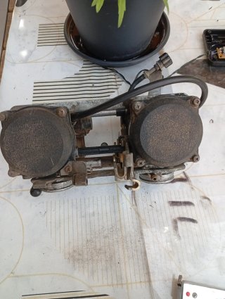 Carburador doble moto