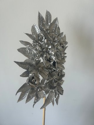 Ramilletes de flores de talco