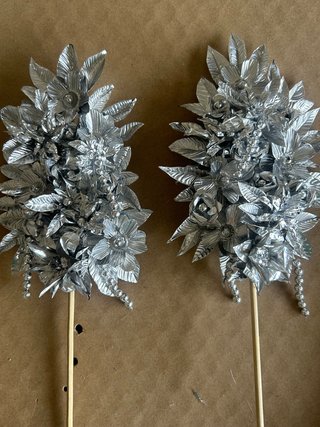 Ramilletes de flores de talco