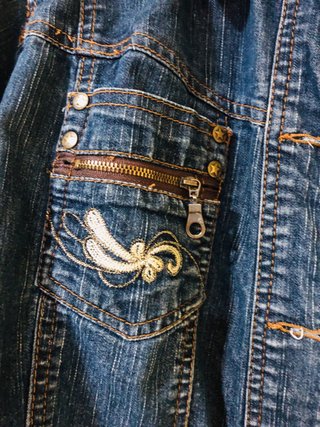 Chaqueta Tejana Azul