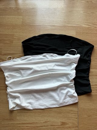 Pack 2 Tops Bandeau SHEIN Talla L(pettite)