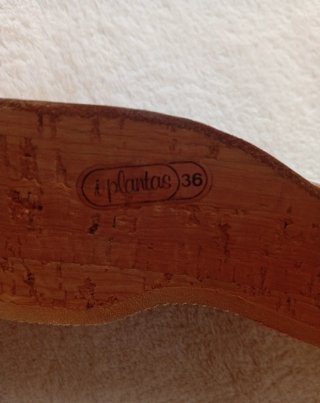 Sandalias de cuña plantas anatómicas Talla 36