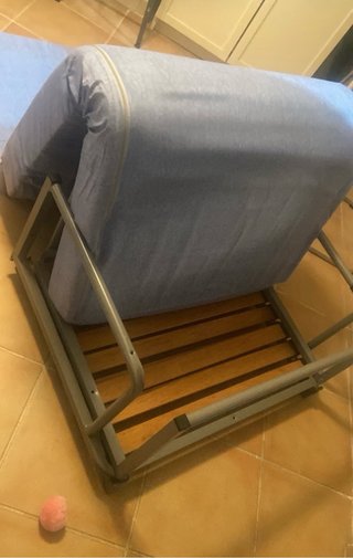Puff/cama plegable