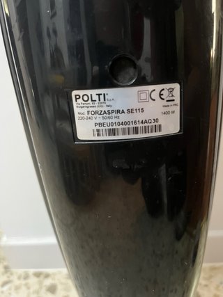 Aspiradora Polti Negra y Amarilla