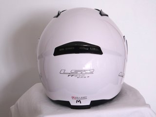 Casco Moto Modular LS2 Blanco Nuevo.