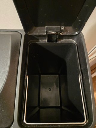 Cubo Basura Acero Leroy 2 Compartimentos