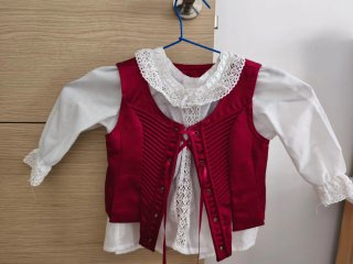 Traje Fallera Niña 2-3 años con Cancán