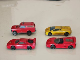 Lotto Majorette Ferrari F40 F50 Lamborghini Diablo
