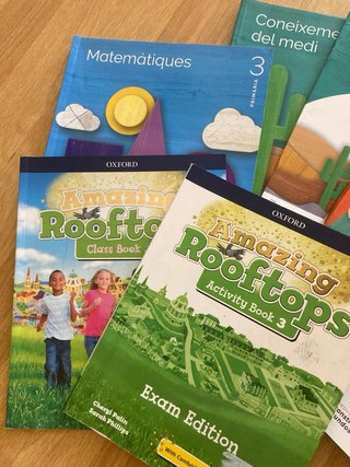 Lote libros de texto tercero de primaria