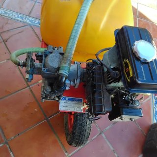 Carrito 100 litros fumigación