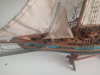 Maqueta barco de vela