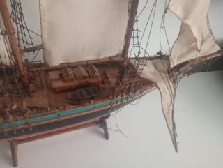 Maqueta barco de vela