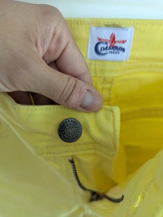 Pantalón Cimarrón Amarillo Talla 29