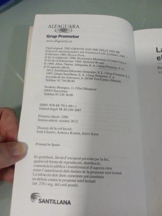 La Girafa, el pelicà i jo