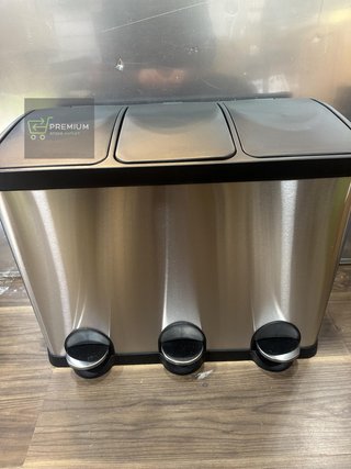 Amig - Cubo de Basura Triple con Pedales 45 litros