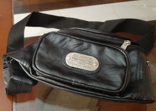 Borsa a spalla Tod Bodson nera in pelle