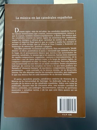 La música en las catedrales españolas (Música H...