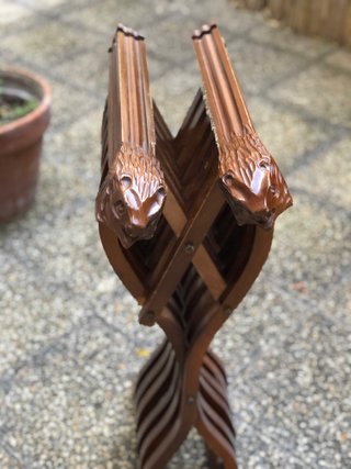 2 Sillas Italianas Savonarola Madera