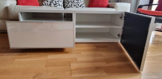 Mueble TV Besta Ikea Blanco