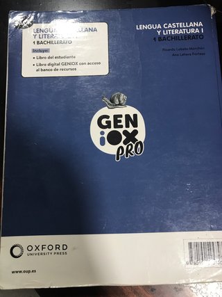 Lengua castellana y literatura I. Oxford