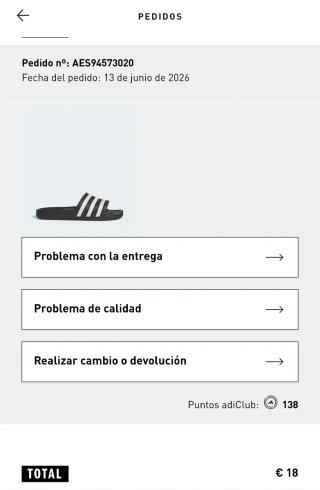 Chanclas Adidas Adilette mujer - Talla 37