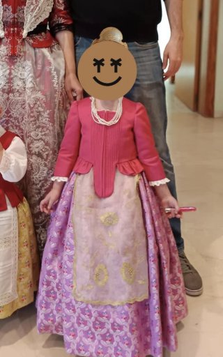 Traje Fallera Niña 5 Años
