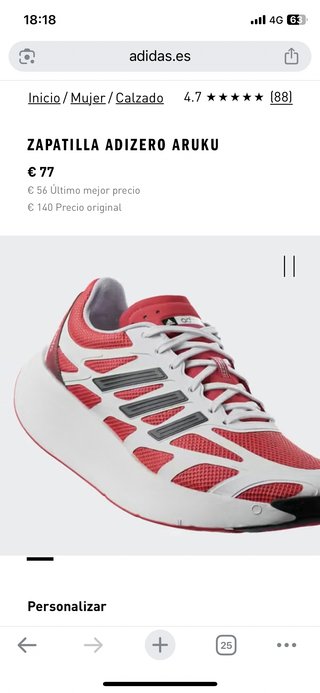 Adidas Adizero Aruku Talla 44