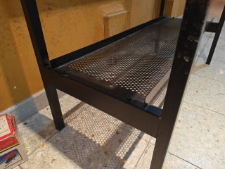 Mueble Acuario Acero Negro