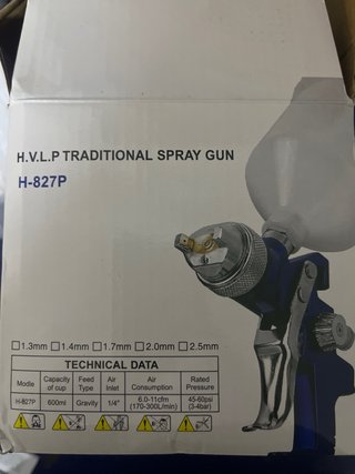 Pistola Pintura H.V.L.P H-827P Nueva