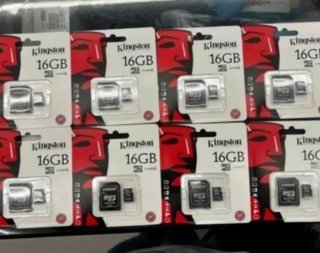 Lote 8 MicroSD 16GB Kingston Class 4 + Adaptador