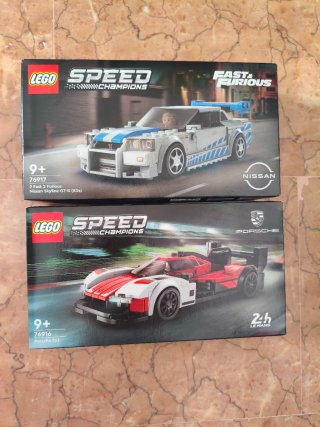 Lote LEGO Speed Champions Nissan + Porsche