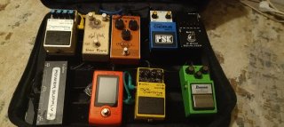 Pedalera Guitarra con Fuente de Alimentación