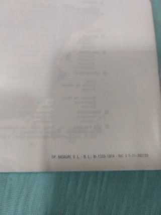 Manual Instrucciones Vintage OTSEIN 1974 coleccion
