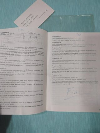Manual Instrucciones Vintage OTSEIN 1974 coleccion