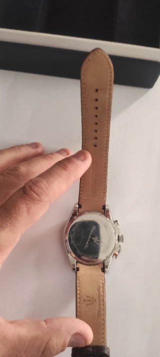 Reloj Maserati Cronógrafo Negro y Dorado