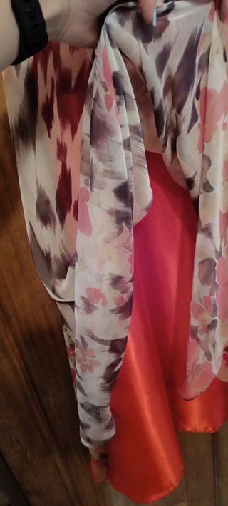 Falda larga estampada fiesta