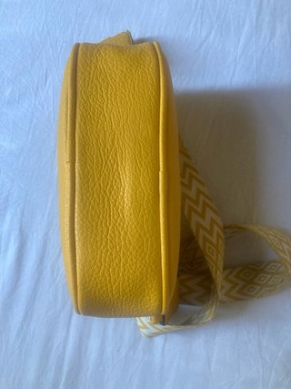 Borsa  gialla con tracolla fantasia