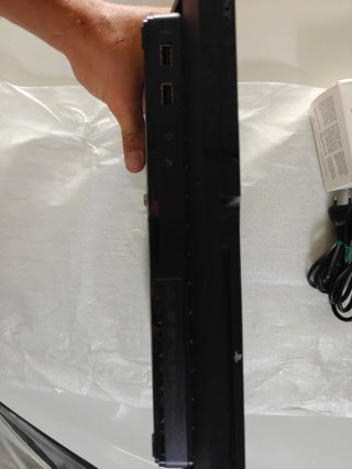 PS3 Slim 320GB Coral Black CECH-2504B data code 1A