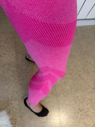 Mallas deportivas rosas sin costuras