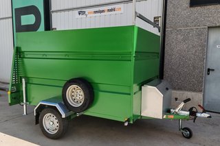 NUEVO: Remolque verde para jardineros