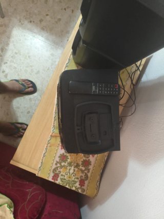 Cadena Sanyo + Altavoces + Mando