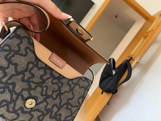Bolso Tous Beige y Marrón