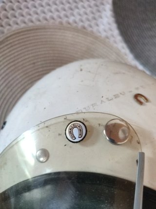 Casco moto antiguo Duraleu Forte 1969